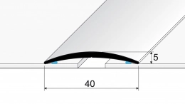 Přechodový profil 40 mm - oblý (samolepicí, šroubovací)
