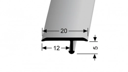 Přechodový profil T 20 mm Küberit 291 a 291 H
