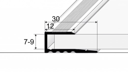 Ukončovací profil pro krytinu 7-9 mm
