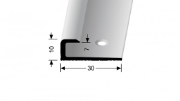 Ukončovací profil do 7 mm, hladký (šroubovací) Küberit 803