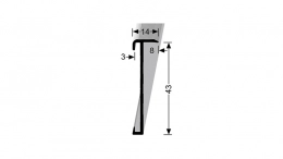 Schodový profil pro krytiny do 3mm (šroubovací) Küberit 845