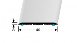 Přechodový profil 40 mm - plochý (samolepící) Küberit 441 SK