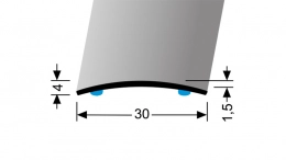 Přechodový profil 30 mm - oblý (samolepící) Küberit 459 SK