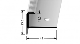 Schodový profil pro krytiny do 13,5 mm (šroubovací) Küberit 812