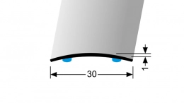 Nerezový profil 30 mm - oblý (šroubovací) Küberit 451 a 451 SK