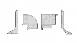 Komponenty pro Soklový hliníkový profil Q63 - 40 mm