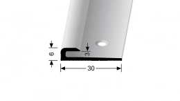 Ukončovací profil do 3 mm, hladký (šroubovací) Küberit 801
