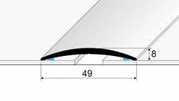 Přechodový profil 49 mm - oblý (samolepicí, šroubovací)